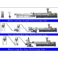 Nanjing CE double screw nylon/PA6 + GF/ Glass fiber pellet machine extruder